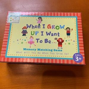 New Jill McDonald When I Grow Up memory game